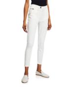 Pauleen Straight-leg Cropped Chino Trousers