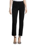 Drapey Twill Suiting Pants, Black