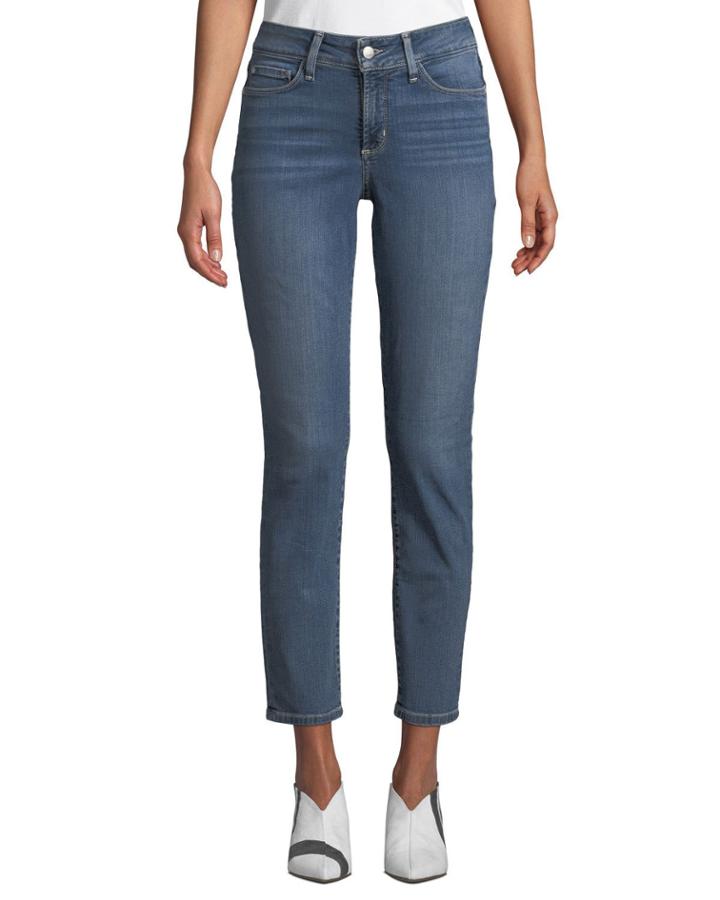 Alina Convertible Ankle Straight-leg Jeans