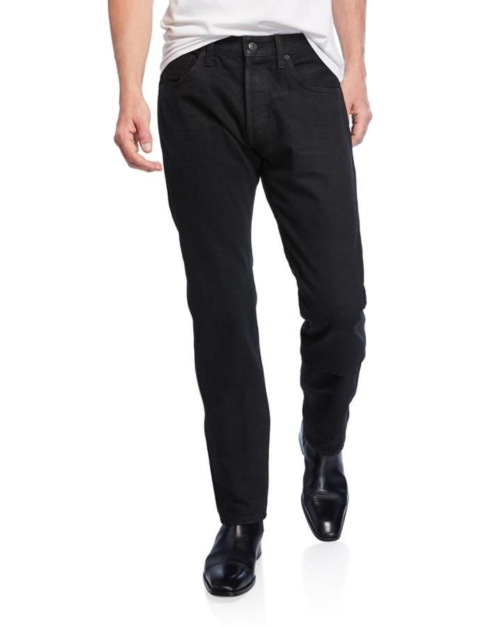 Men's Regular-fit Denim Jeans, Black