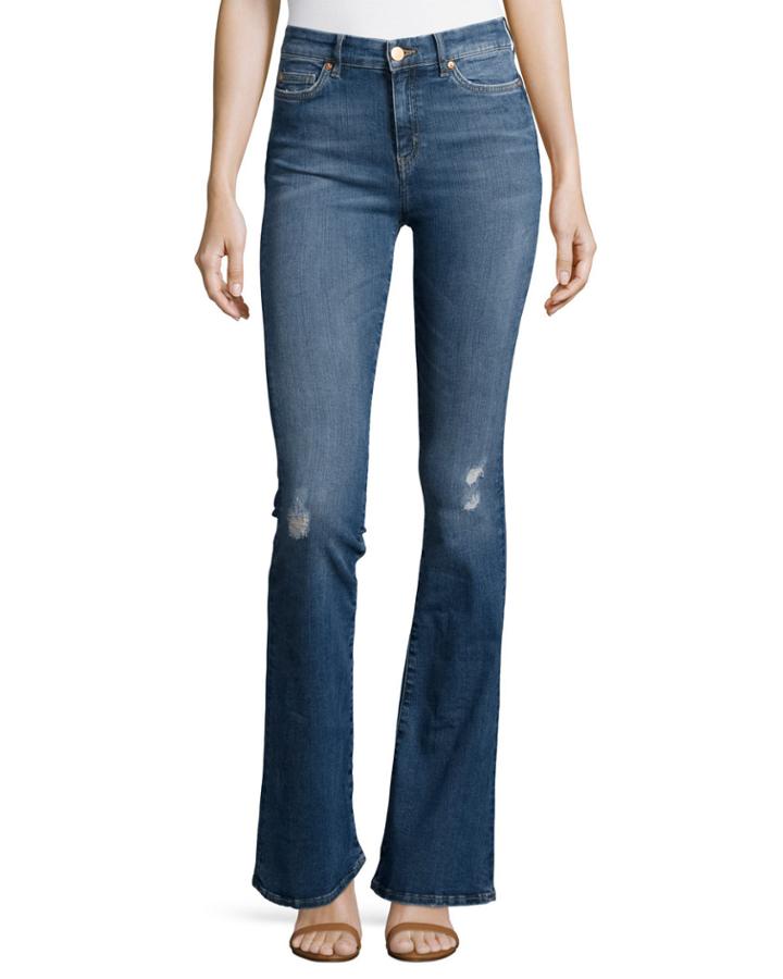 Marrakech Bodycon Flare-leg Jeans