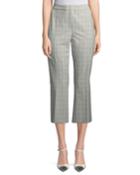 Lisa Micro Plaid Crop Pants