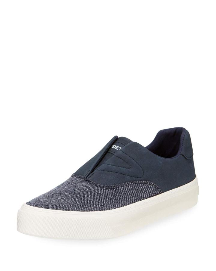 Men's Marlin Suede And Denim
