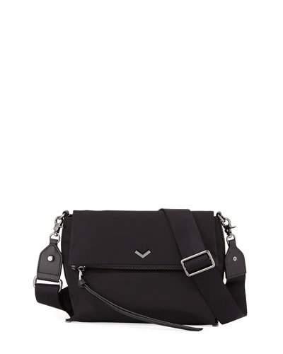 Mayfair Nylon Crossbody Bag, Black