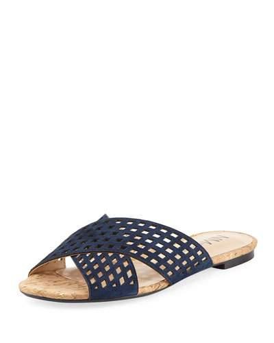 Delanna Perforated Slide Flat