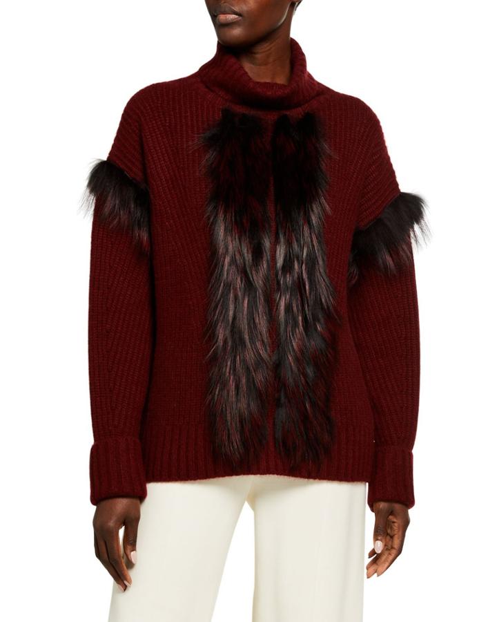 Fox Fur Turtleneck