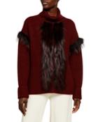 Fox Fur Turtleneck
