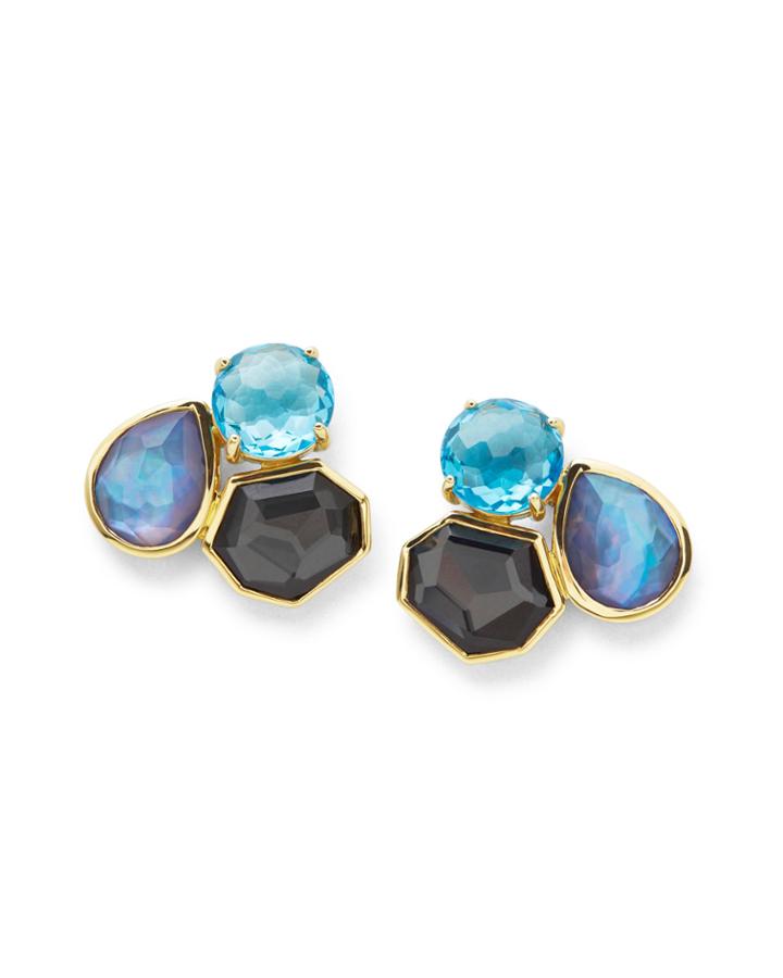 18k Rock Candy&reg; Cluster Stud Earrings In