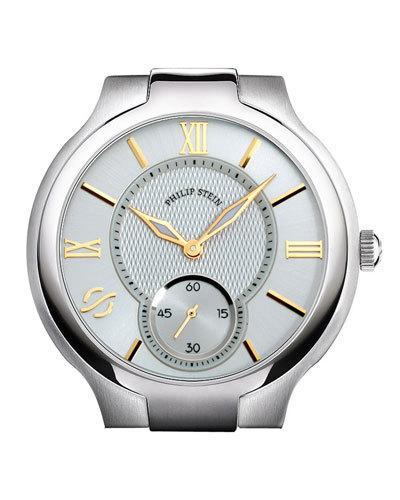 Stainless Steel Large Round Two-hand Watch Head