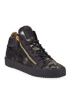 Men's Camo Double-zip Mid-top