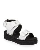 Travis Platform Two-tone Espadrilles