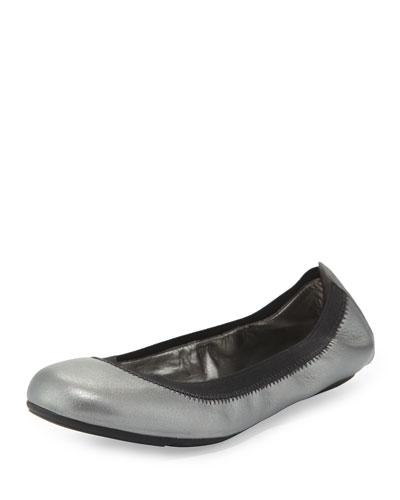 Jenni Gore Metallic Flat, Armor
