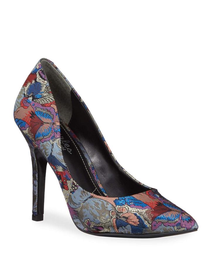 Maxx Butterfly Jacquard Pumps