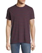 Men's Distorted-stripe Fashion T-shirt