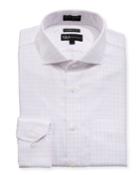 Classic-fit Non-iron Herringbone Check Dress