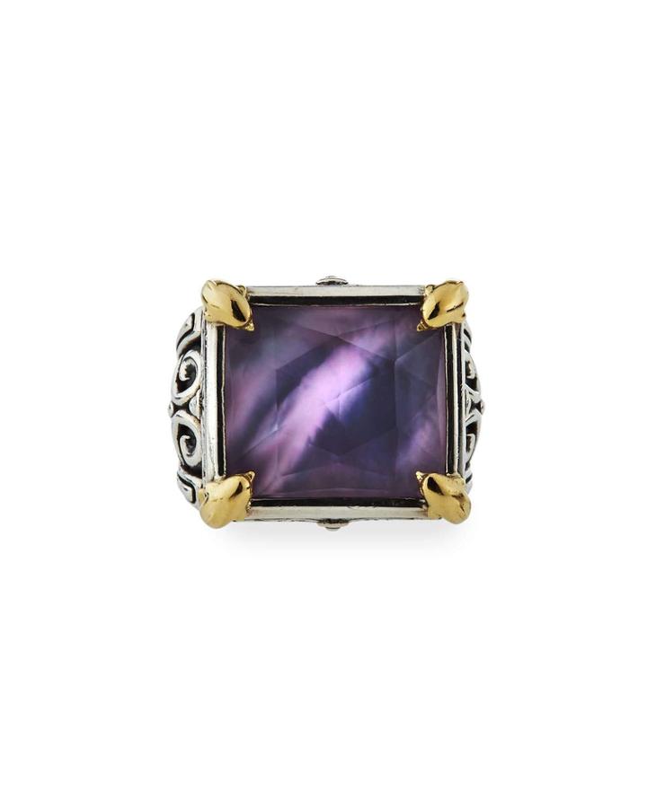 Iliada Square Doublet Ring,