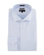 Men's Trim-fit Regular-finish Dobby Texture Dress