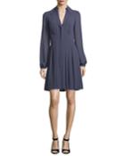 Mini-dot Long-sleeve Dress