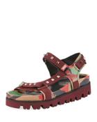 Men's Buckled Rockstud Printed Fabric