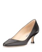 Sena Leather Almond-toe Pump