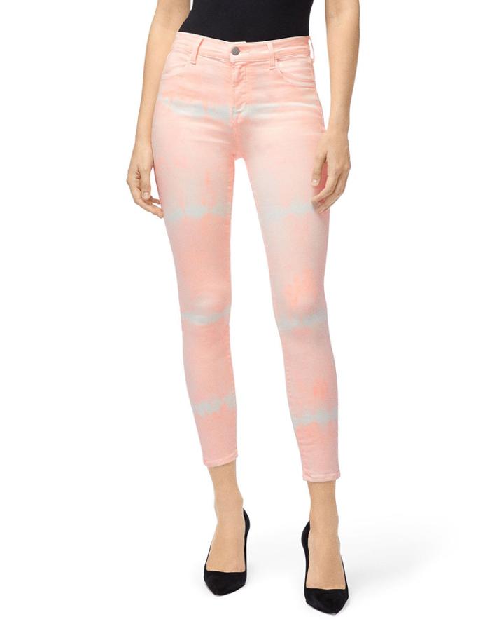 Alana High-rise Cropped Coated Jeans