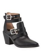 Dani Cutout Biker Booties