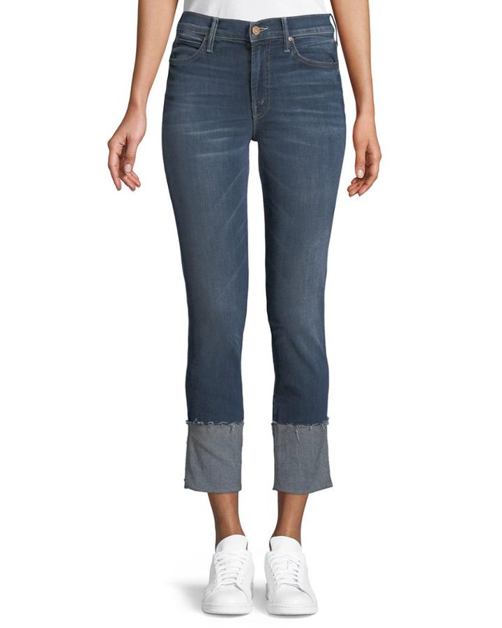 Pony Boy Straight-leg Ankle Fray Jeans