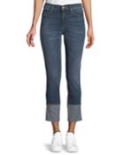 Pony Boy Straight-leg Ankle Fray Jeans