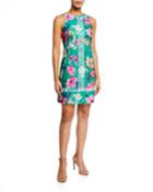 Tropical-print Sleeveless