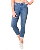 Cobblestone Flex Knit Denim High-rise