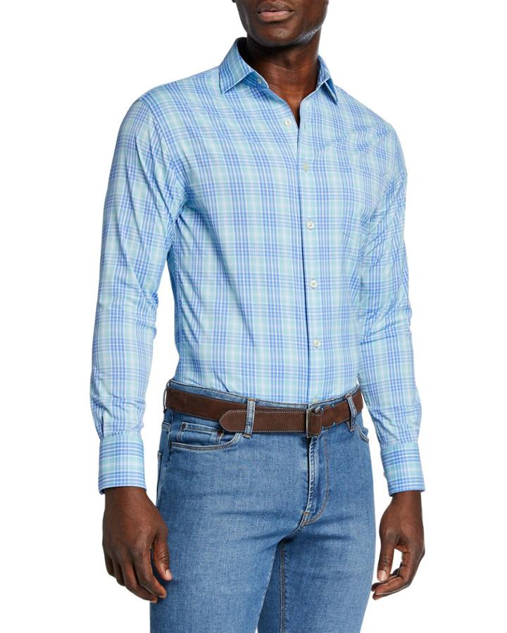 Men's Plaid Performance