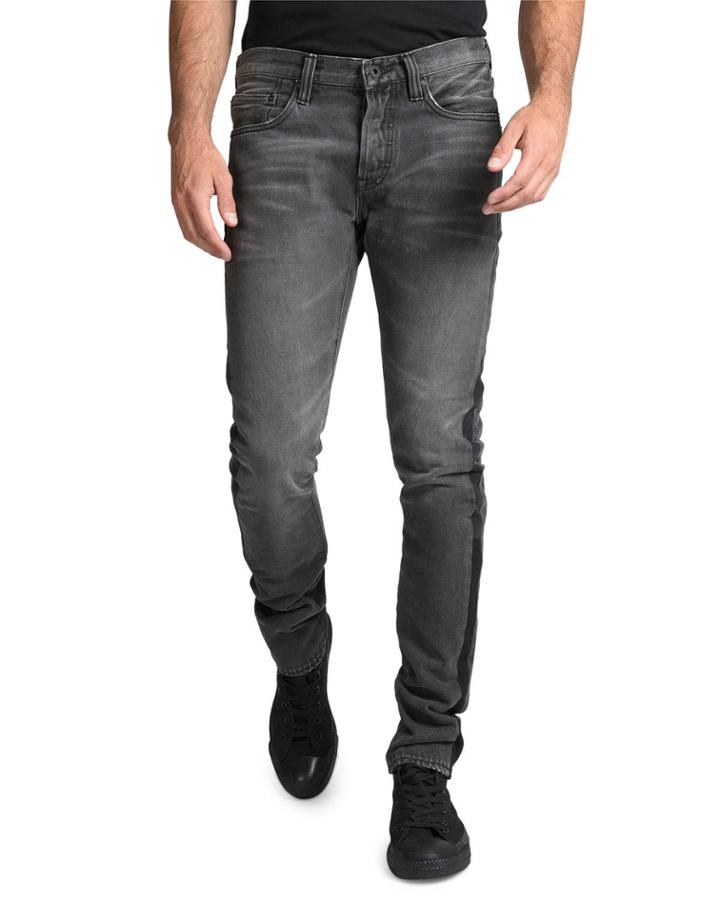 Men's Le Sabre Multi-wash Side-stripe Tapered Jeans