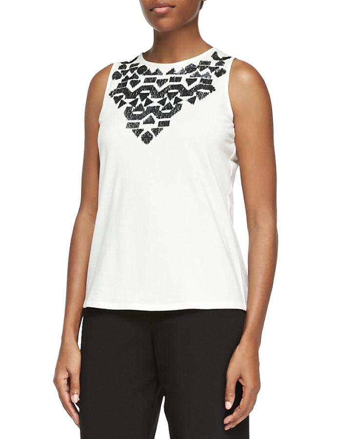Plus Size Sequined Sleeveless