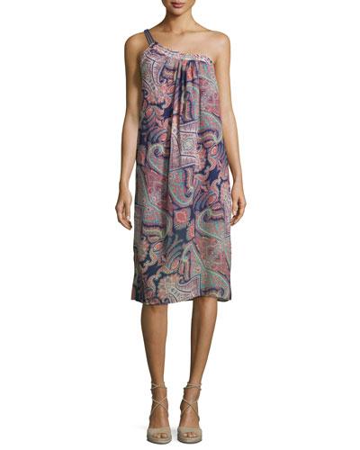 Kasbah Printed One-shoulder