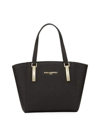 Mini Suki Saffiano Leather Tote Bag