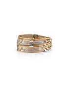 Classique Multi-row Micro-cable Bracelet W/ Diamonds,