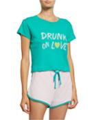 Drunk On Love Graphic Baby Tee