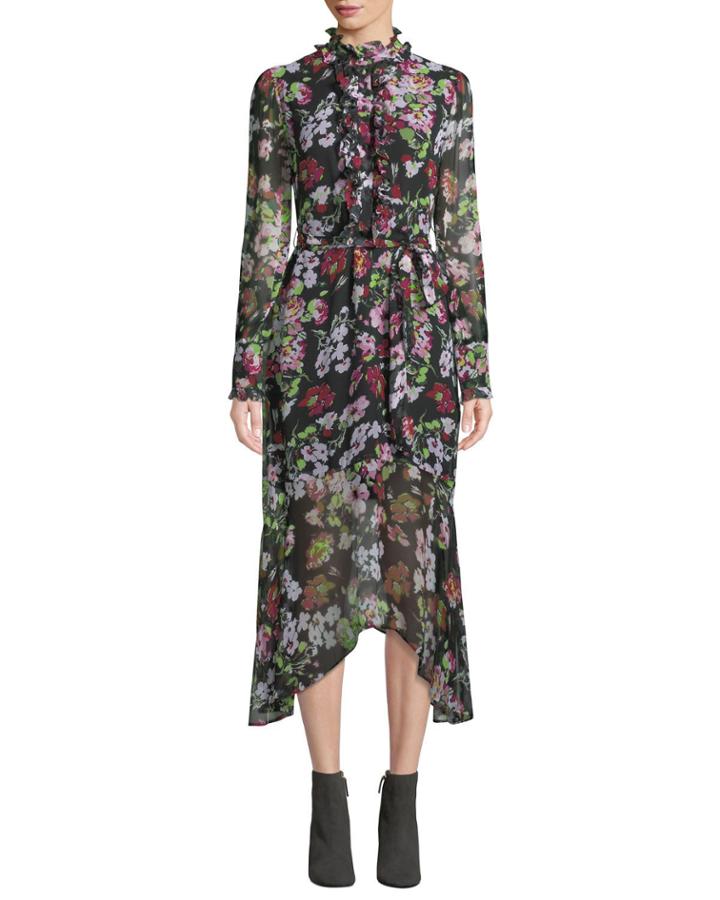 Palo Floral Symphony Georgette Dress