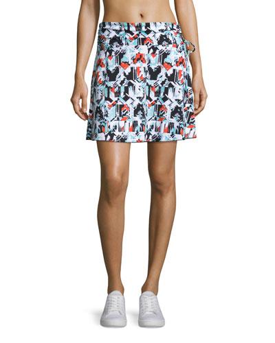 Serendipity Printed Ruched-waist