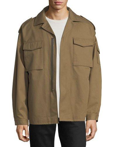 Zip-front Utility Jacket