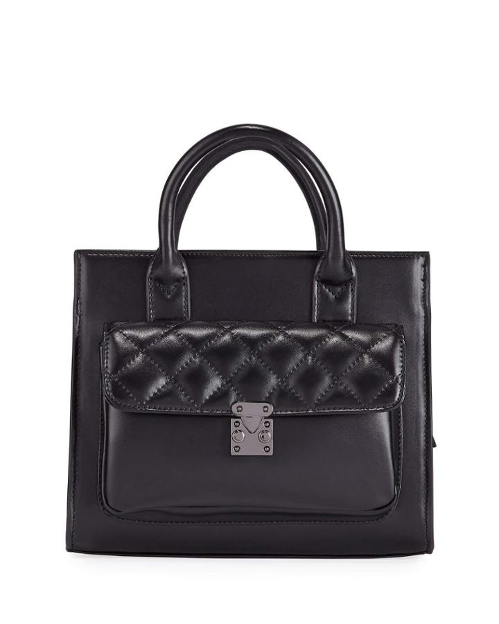 Cynthia Medium Leather Top-handle Bag