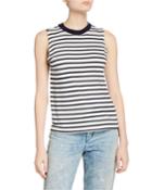 Arena Striped Crewneck Tank