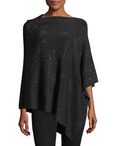 Sparkle Knit Poncho