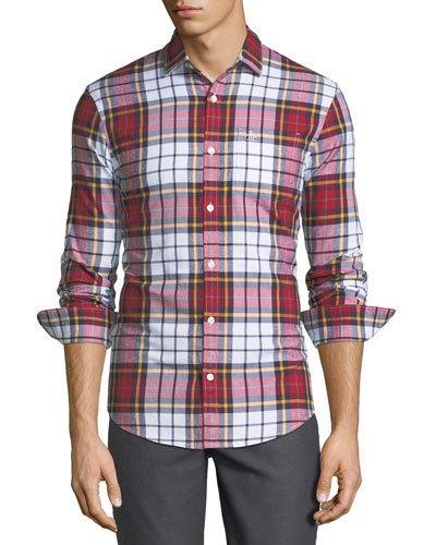 Oxford Plaid Button-down