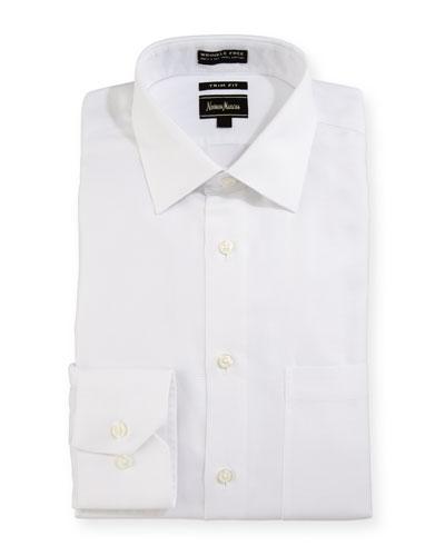 Trim-fit Non-iron Solid Dress