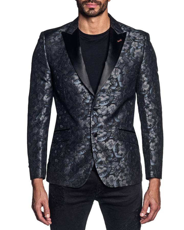 Men's Floral Jacquard