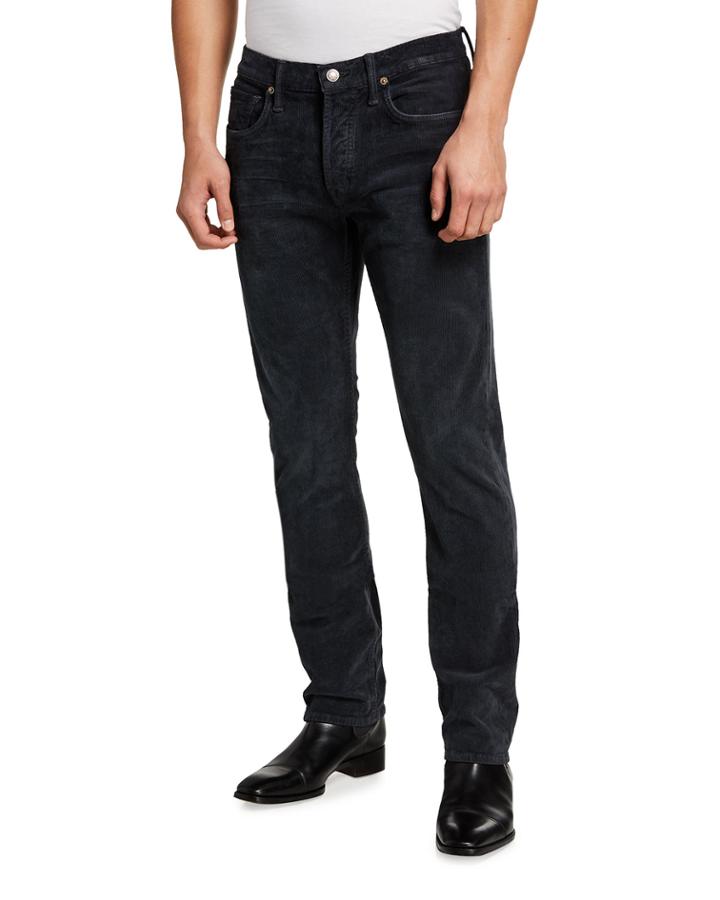 Men's Straight-leg Corduroy Jeans