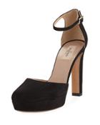 Suede Platform High Pump