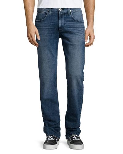 Blake Slim Straight-leg Denim Pants, Blue