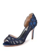 Marla Embellished Peep-toe Evening Pumps